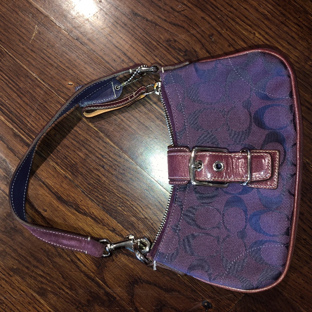 Burgundy Coach Purse